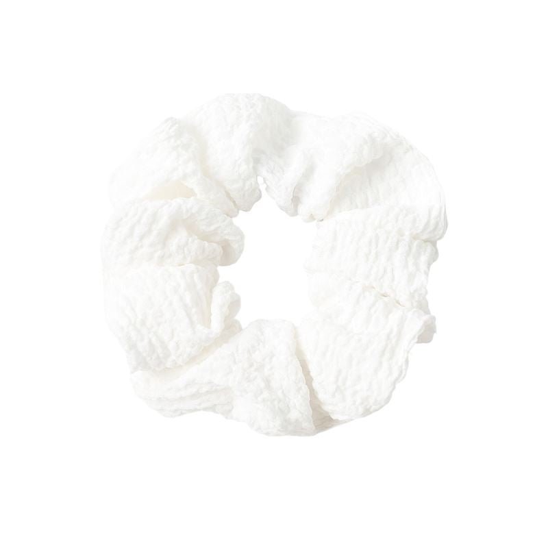 SOHO Frida Scrunchie - White - Hair Accessories