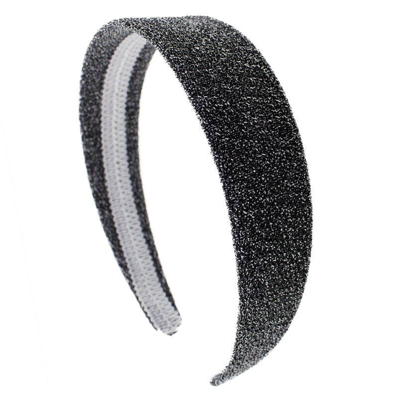SOHO Glitter Headband - Silver - Hair Accessories | Fashiongirl