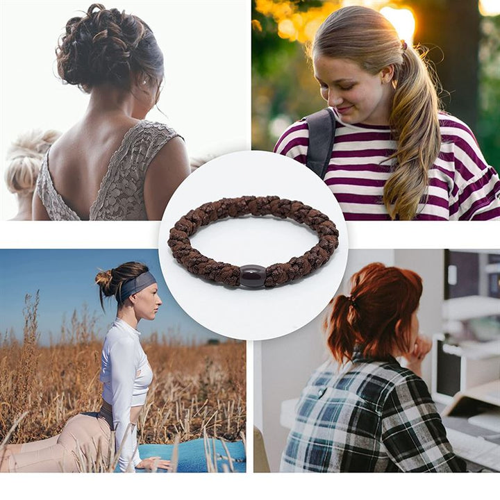 SOHO Hair elastics - Brown, 3 pcs - Hair Accessories | Fashiongirl