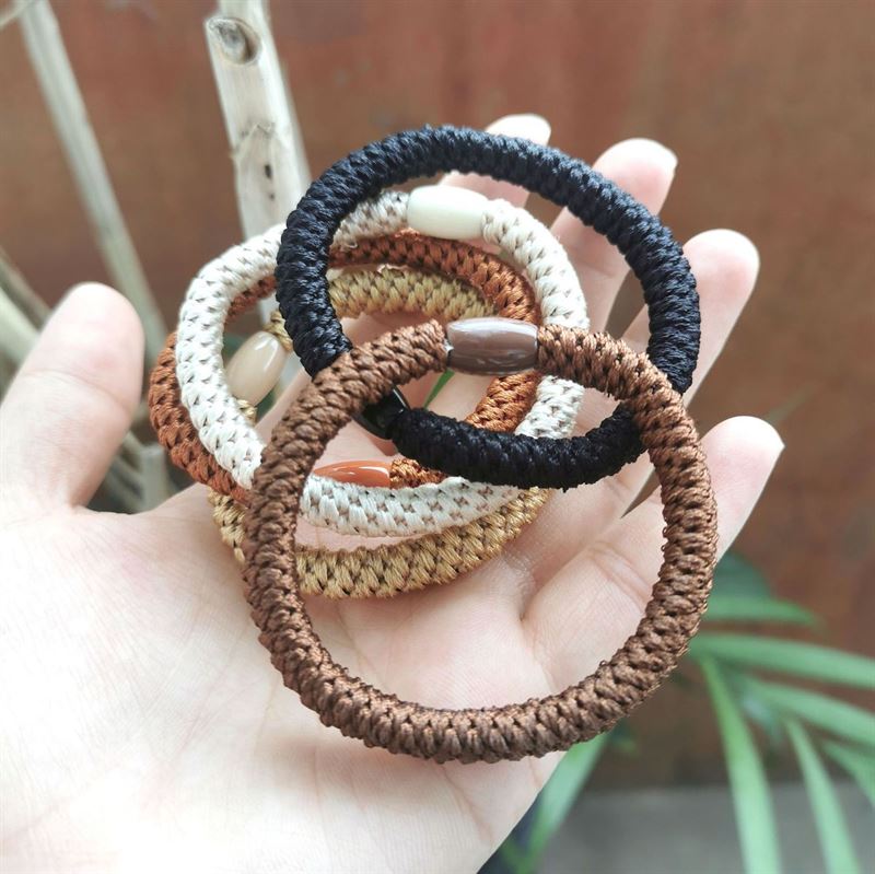 SOHO Hair elastics - Cotton, 3 pcs - Hair Accessories | Fashiongirl