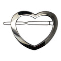 SOHO Heart Hair Clip - Silver - | Fashiongirl