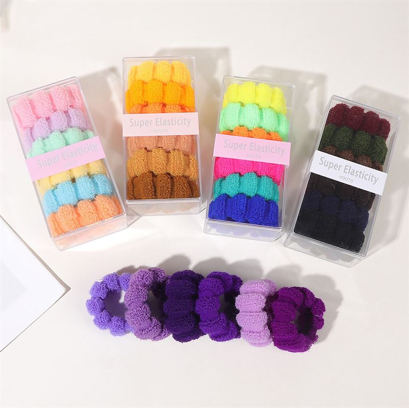 SOHO Hebe Hair elastics - Black - Hair Accessories | Fashiongirl