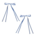 SOHO Isa Bow Hair clips - Blue - Hair Accessories | Fashiongirl