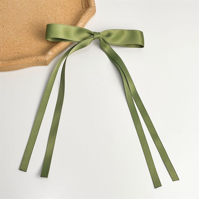 SOHO Isa Bow Hair clips - Green - Hair Accessories | Fashiongirl