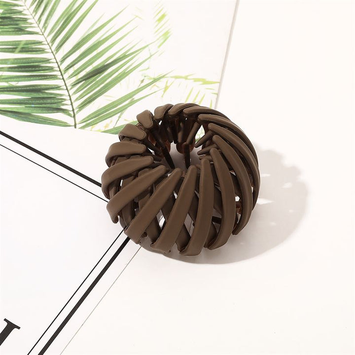 SOHO Jana Ponytail Spiral - Brown - | Fashiongirl