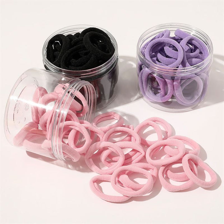 SOHO Julie Hair elastics - Pink/Brown - Hair Accessories | Fashiongirl