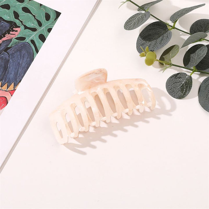 SOHO Kana Marble Hair Claw - Sand - Hair Accessories