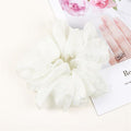 SOHO Keeya Scrunchie - White - Hair Accessories