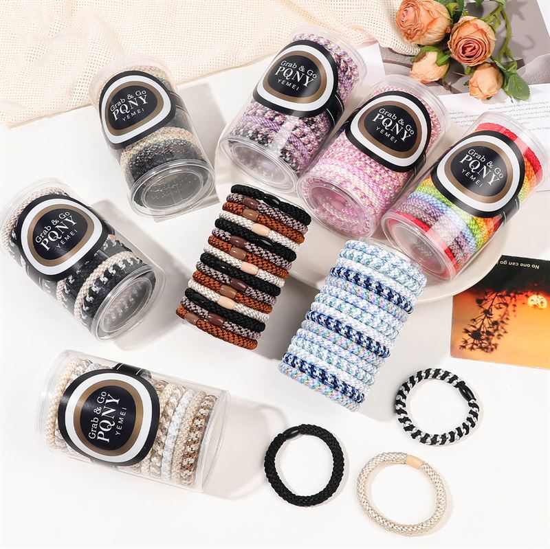 SOHO Kenlee Hair elastics - Pink (15 pcs) - Hair Accessories | Fashiongirl