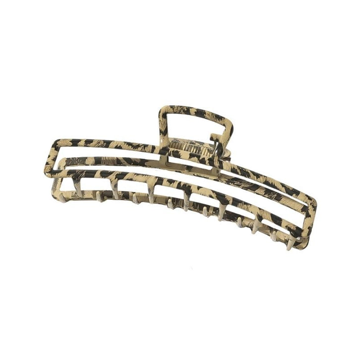 SOHO Leopard Metal Hair Claw - Hair Accessories