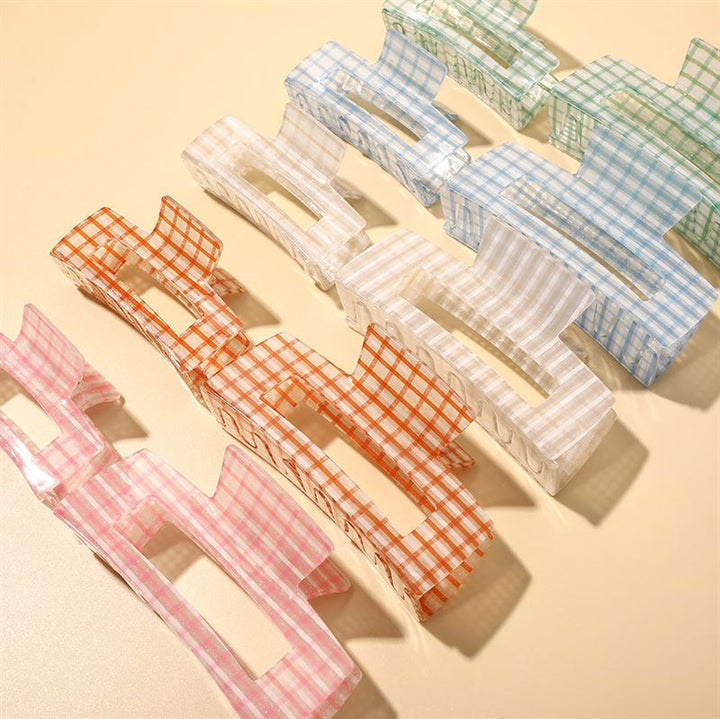 SOHO Line Hair Claw - Blue - Hair Accessories