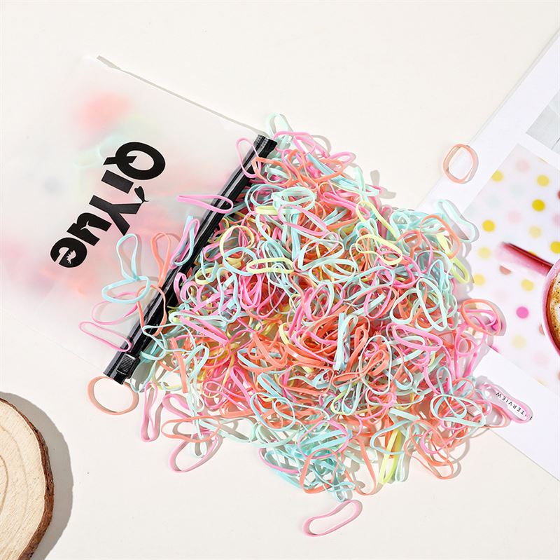 SOHO Liva Snag Free Hair elastics, 500 pcs - Dream - Hair Accessories | Fashiongirl