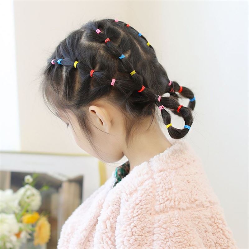 SOHO Liva Snag Free Hair elastics, 500 pcs - Jelly - Hair Accessories | Fashiongirl