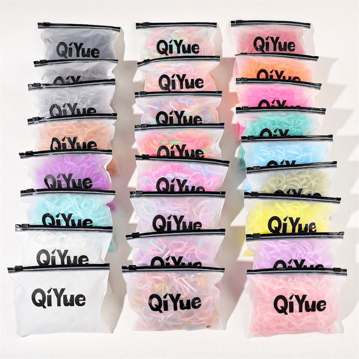 SOHO Liva Snag Free Hair elastics, 500 pcs - Transparent - Hair Accessories | Fashiongirl