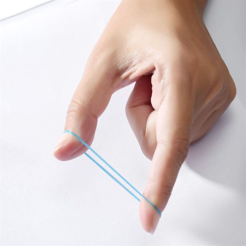 SOHO Liva Snag Free Hair elastics, 500 pcs - White - Hair Accessories | Fashiongirl