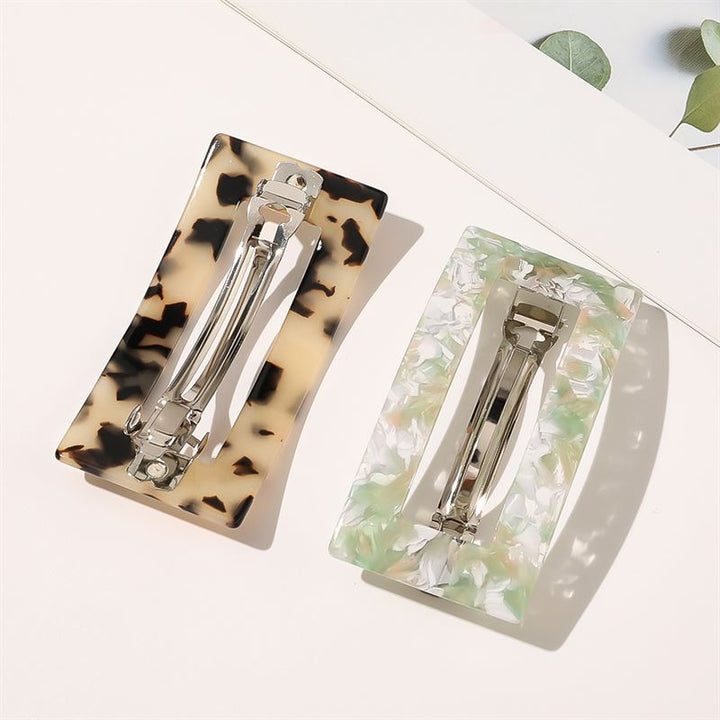 SOHO Livie Hair Clip - Fern Marble - | Fashiongirl