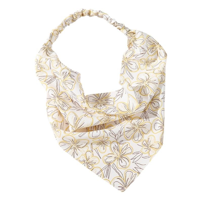SOHO Lorelei Bandana Hair Scarf - Yellow - | Fashiongirl