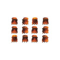 SOHO Lucca Mini Hair Claws - Brown - Hair Accessories