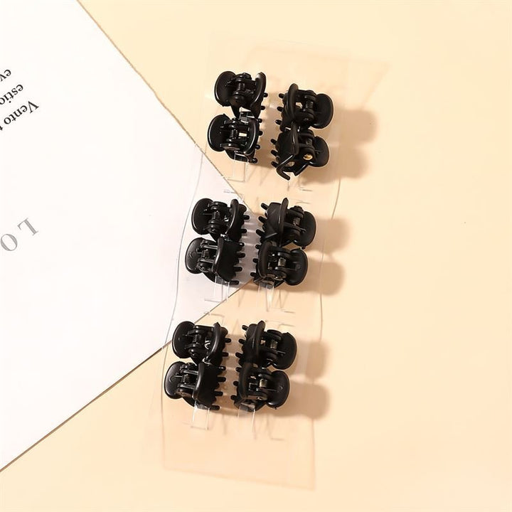 SOHO Lucca Mini Hair Claws - Matte Black - Hair Accessories
