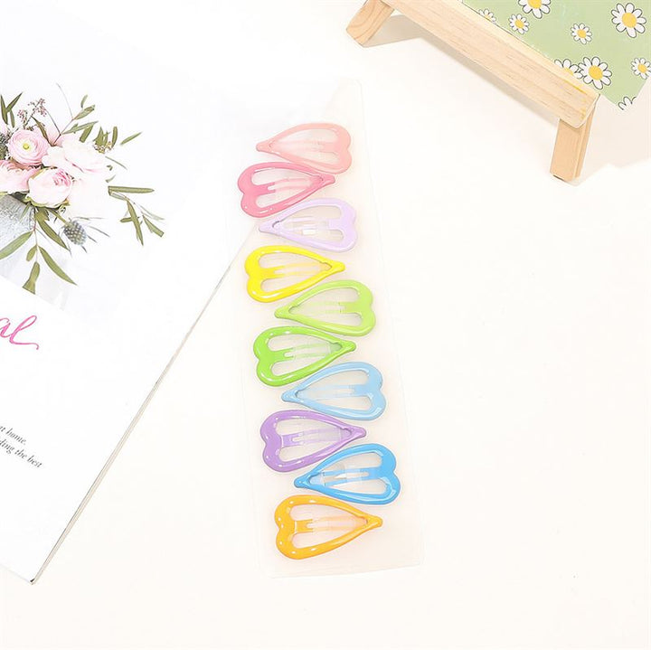 SOHO Maia Hair clips - Heart - 10 pcs - | Fashiongirl