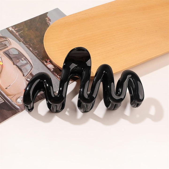 SOHO Malik Hair Claw - Black - Hair Accessories