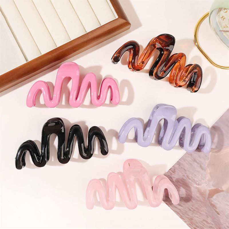 SOHO Malik Hair Claw - Brown - Hair Accessories