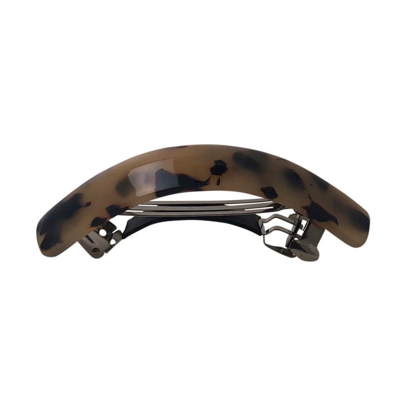 SOHO Mila Barrette Hair Clip - Light Leopard - | Fashiongirl