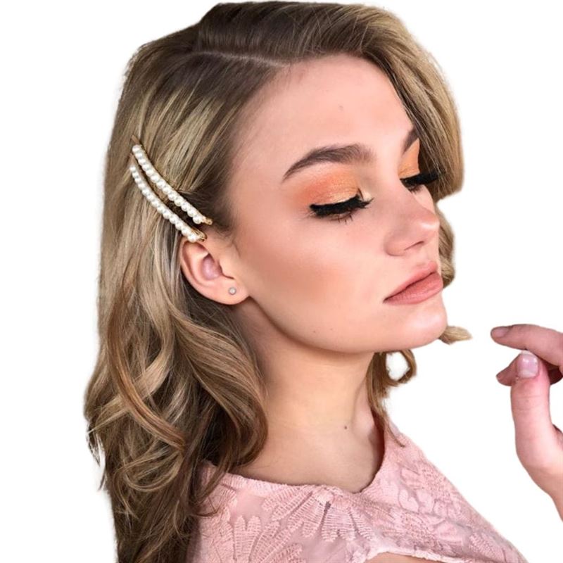 SOHO Mila Hairpin with pearls, gold - No 6274 - Hair Accessories | Fashiongirl