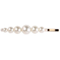 SOHO Mila hairpin with white pearls - gold, No 6276 - Hair Accessories | Fashiongirl