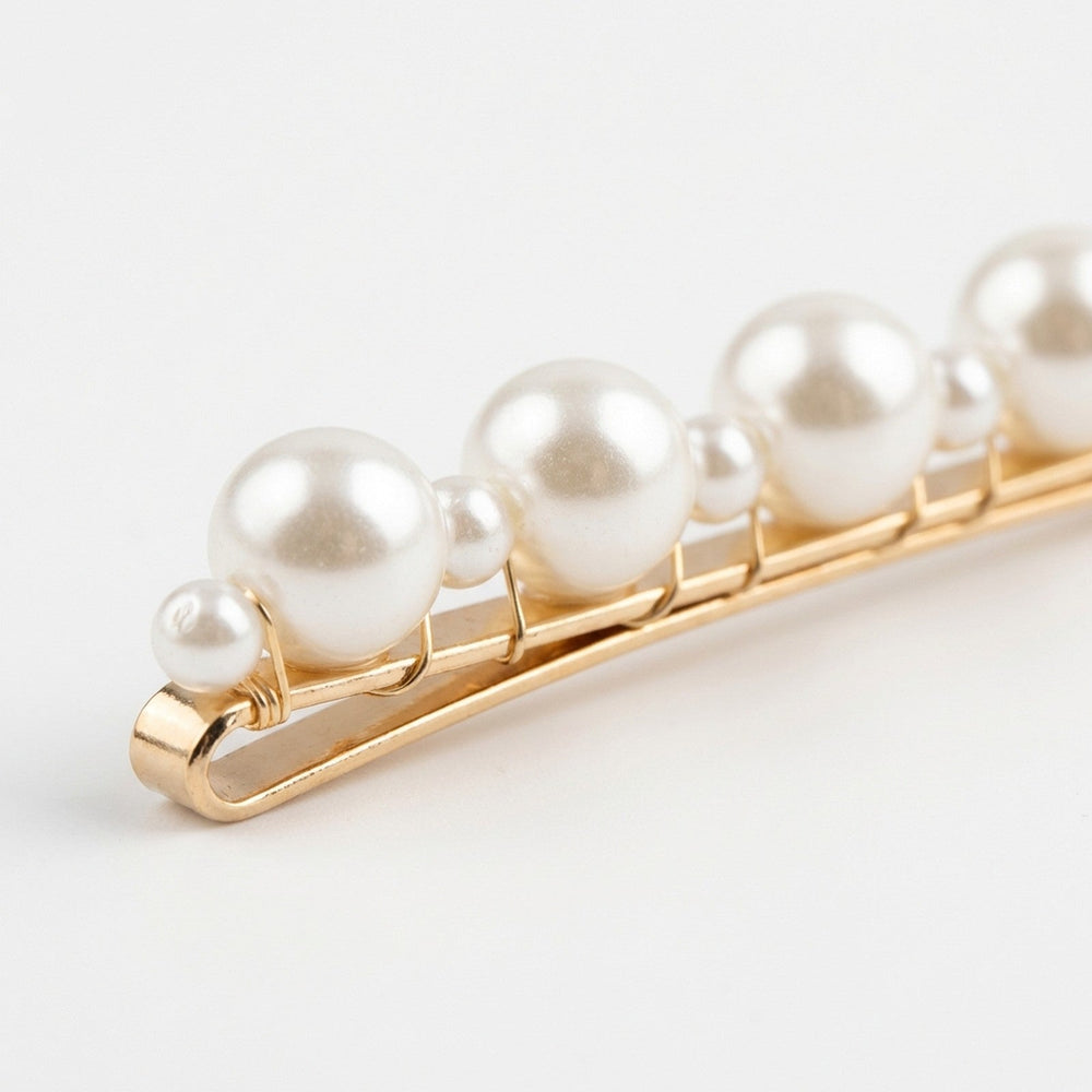 SOHO Mila hairpin with white pearls - No 6334 - Hair Accessories - SOHO