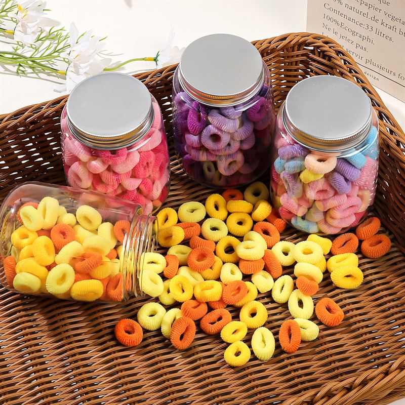 SOHO Nera Hair elastics - 100 pcs - Hair Accessories | Fashiongirl