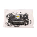 SOHO Nina Hair elastics - Black - Hair Accessories | Fashiongirl