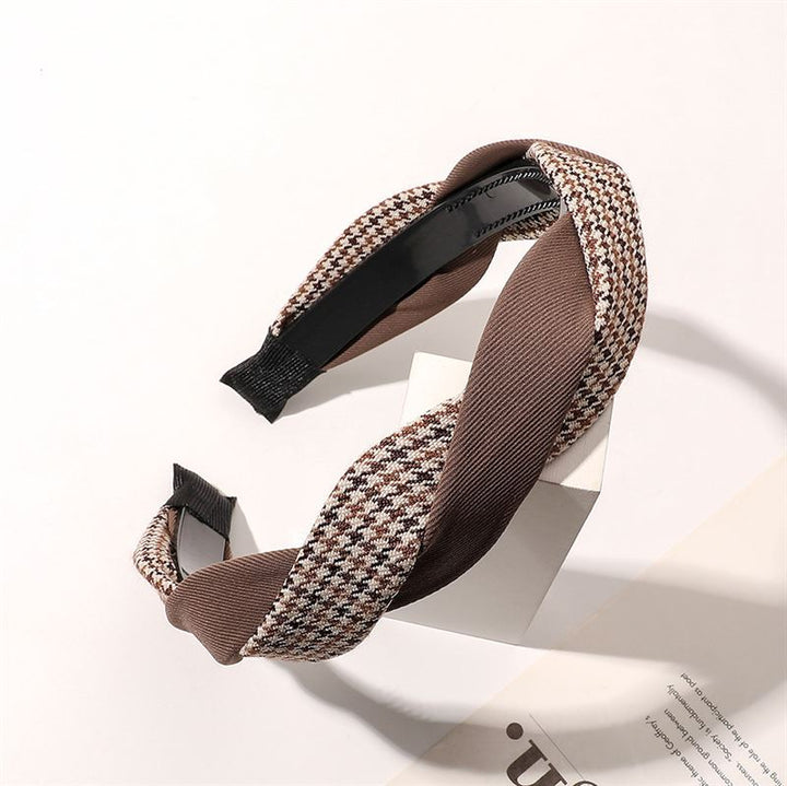SOHO Paloma Headband - Brown/Cream - Hair Accessories | Fashiongirl