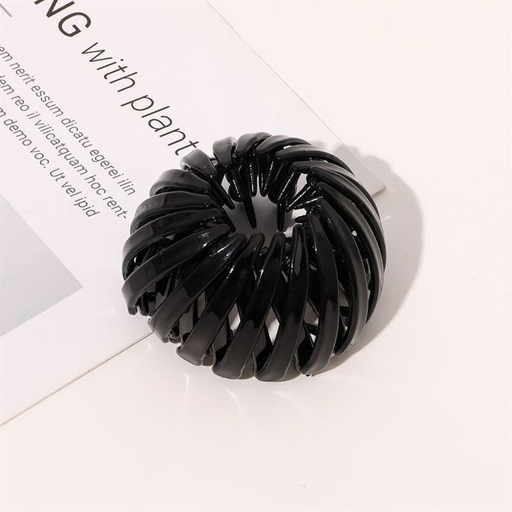 SOHO Pesca Ponytail Spiral - Black - | Fashiongirl