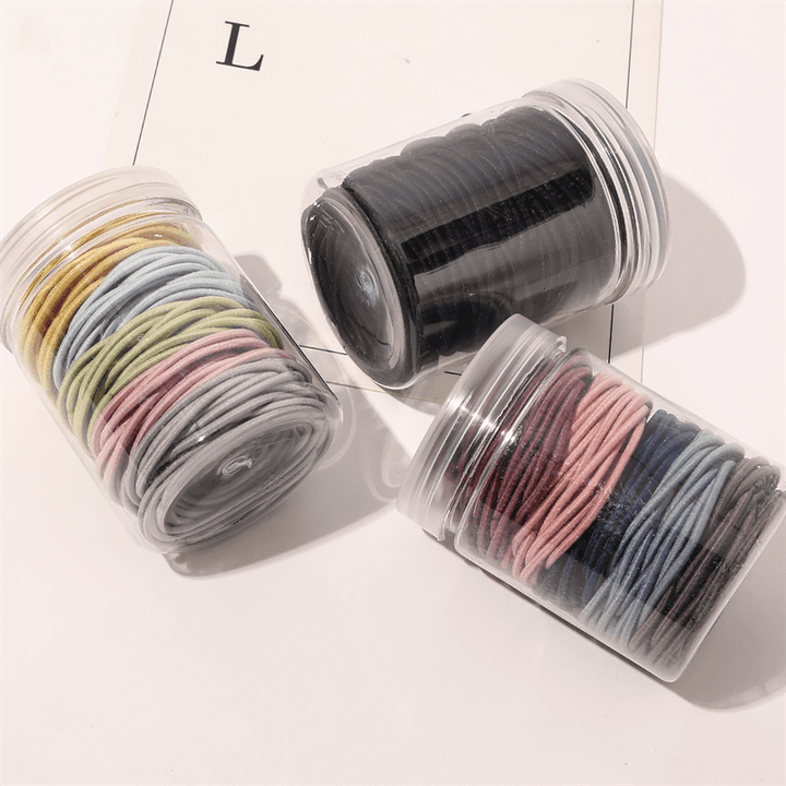 SOHO Remi Hair elastics 50 pcs - Beige Mix - Hair Accessories