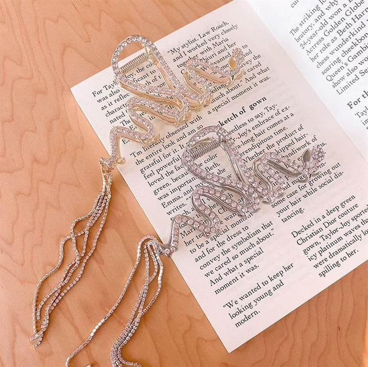 SOHO Risa Hair Claw - Silver - Hair Accessories