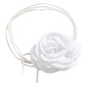 SOHO Rose Choker Necklace - White - | Fashiongirl