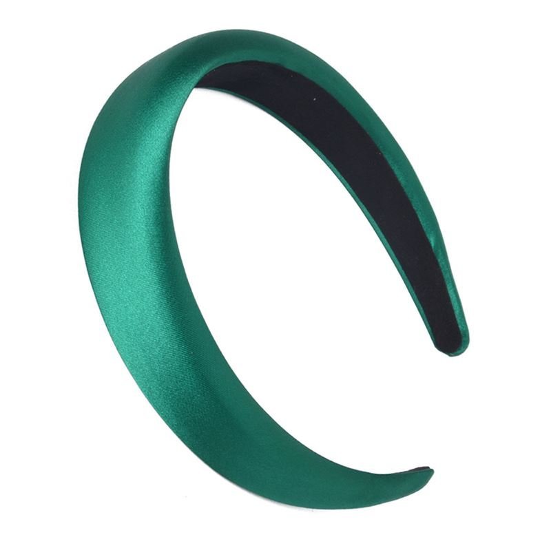 SOHO Satin Headband - Dark Green - Hair Accessories