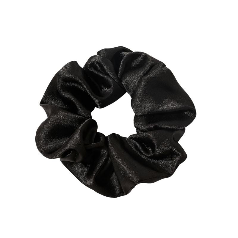 SOHO Satin Scrunchie - Black - Hair Accessories