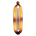 SOHO Slim Banana Hair Clip - Brown - | Fashiongirl