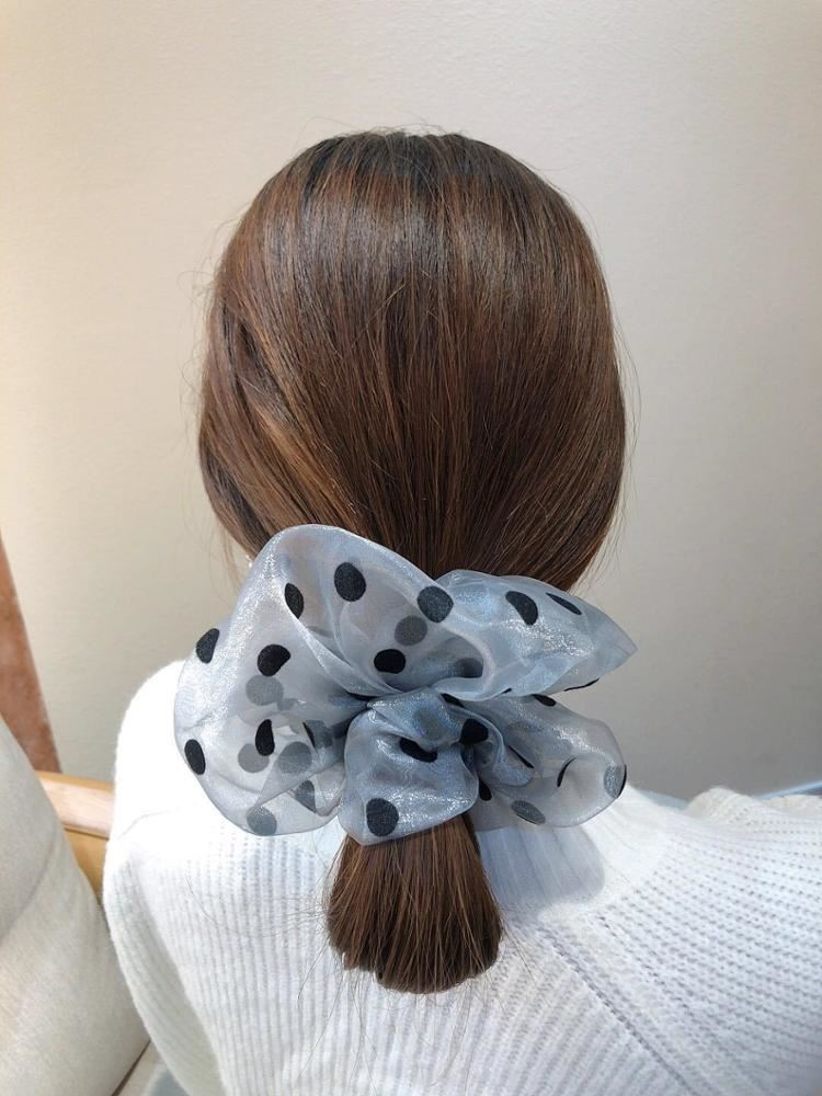 SOHO Suni XL Scrunchie - Grey - Hair Accessories