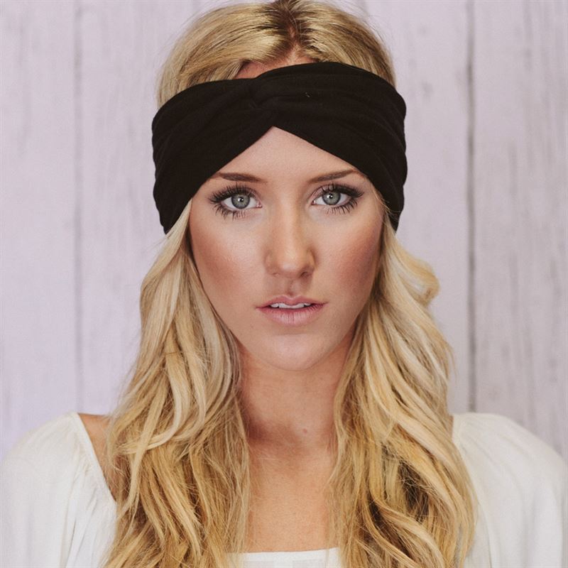 SOHO Turban Hairband, black - Hair Accessories | Fashiongirl