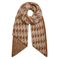 SOHO Two - Toned Scarf 185 x 55 cm - Brown - | Fashiongirl