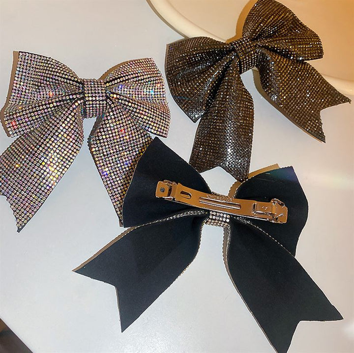 SOHO Victoria Bow Hair Clip - Black - Hair Accessories | Fashiongirl