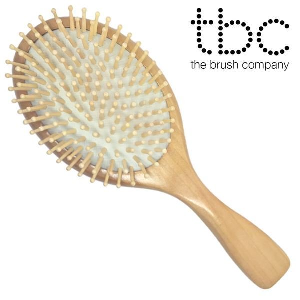 TBC Hair Brush Natur - Beech &amp; Maple wood - Hair Styling tool