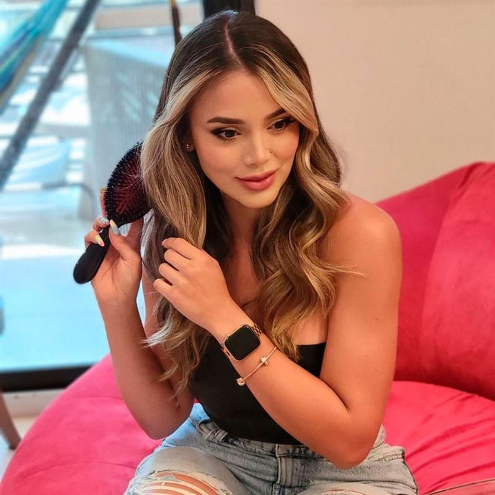 TBC Professional Boar &amp; Nylon Hair Brush - Hair Styling tool