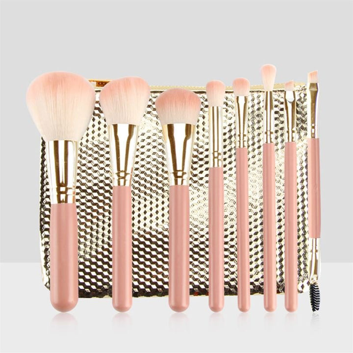 Technique PRO Advanced Face Brush Collection - 8 makeup brushes and 1 makeup bag - Makeup Brushes