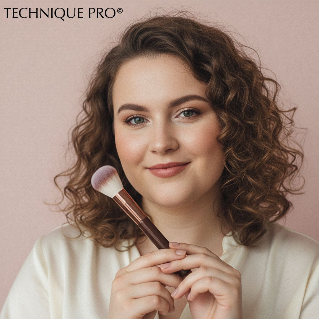 Technique PRO Chocolate Bronze Makeup Brush Set - 11 Piece Set - Makeup Brushes