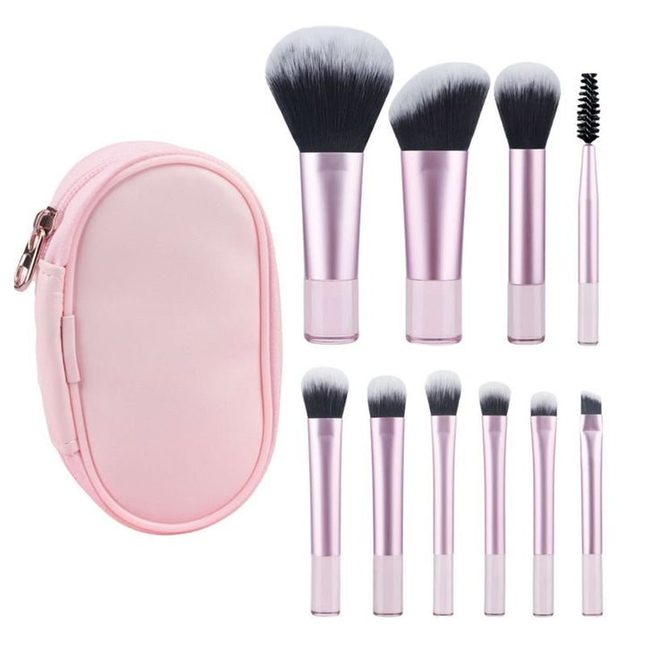 Technique PRO Petite Glow Brush Travel Set - Pink - | Fashiongirl