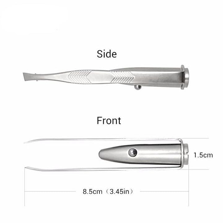 Tweezers tweezer with LED light for eyebrows - | Fashiongirl